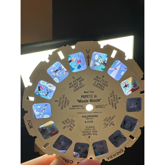1962 View-Master Popeye 3-Reel Set B5161–63 - Picture 5 of 5